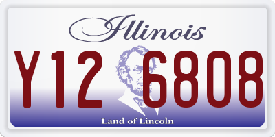 IL license plate Y126808