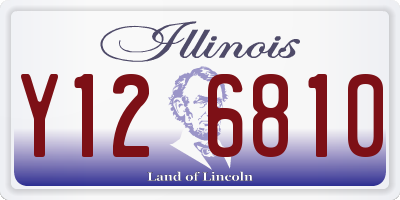 IL license plate Y126810
