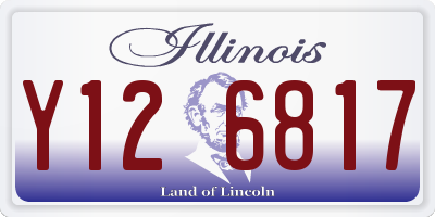 IL license plate Y126817