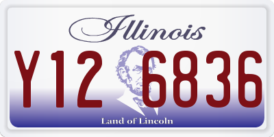 IL license plate Y126836