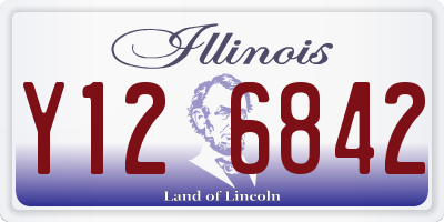 IL license plate Y126842