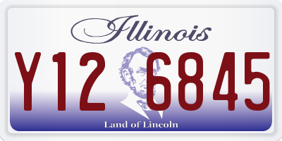IL license plate Y126845