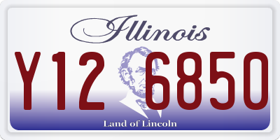 IL license plate Y126850