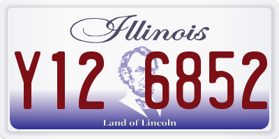 IL license plate Y126852