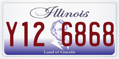 IL license plate Y126868
