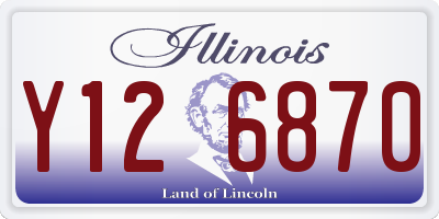 IL license plate Y126870