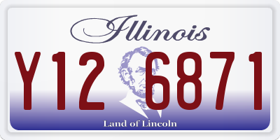 IL license plate Y126871
