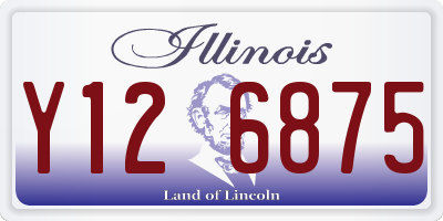 IL license plate Y126875