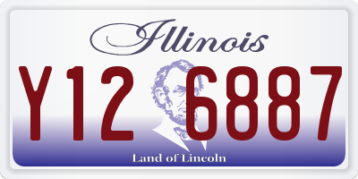 IL license plate Y126887