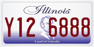 IL license plate Y126888