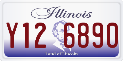 IL license plate Y126890