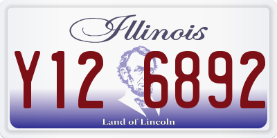 IL license plate Y126892