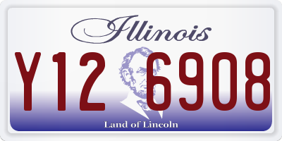 IL license plate Y126908