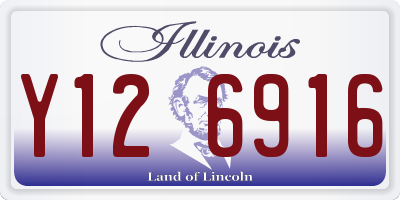 IL license plate Y126916