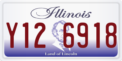 IL license plate Y126918