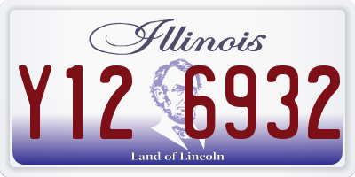 IL license plate Y126932