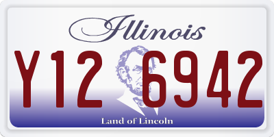 IL license plate Y126942