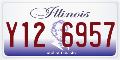 IL license plate Y126957