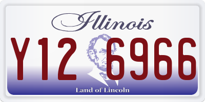 IL license plate Y126966