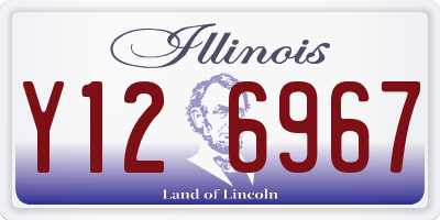 IL license plate Y126967