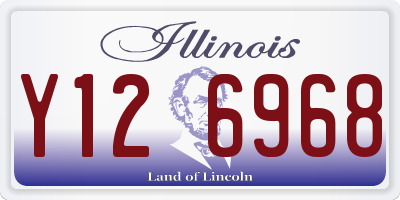 IL license plate Y126968