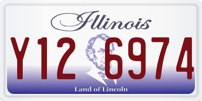 IL license plate Y126974