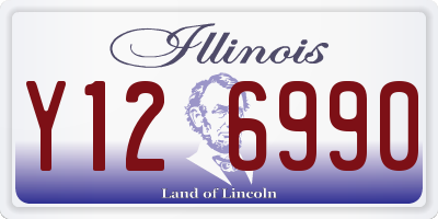 IL license plate Y126990