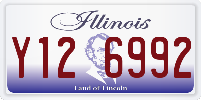 IL license plate Y126992