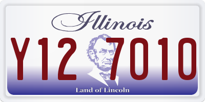 IL license plate Y127010