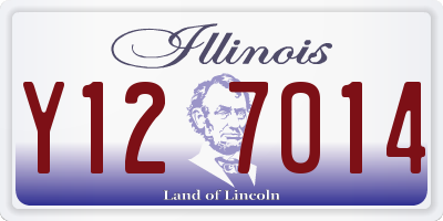 IL license plate Y127014
