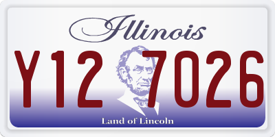 IL license plate Y127026