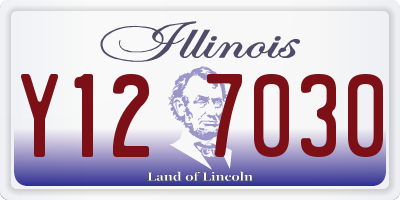 IL license plate Y127030