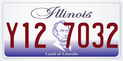 IL license plate Y127032