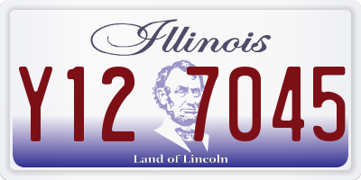 IL license plate Y127045