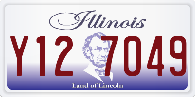 IL license plate Y127049
