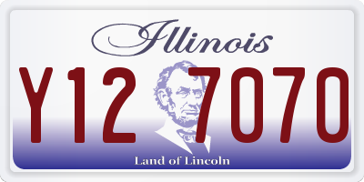 IL license plate Y127070