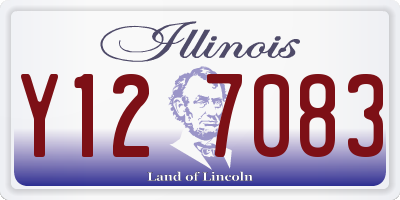 IL license plate Y127083