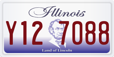 IL license plate Y127088