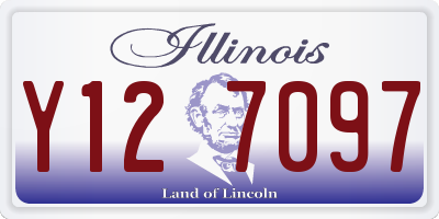 IL license plate Y127097