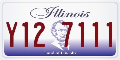 IL license plate Y127111