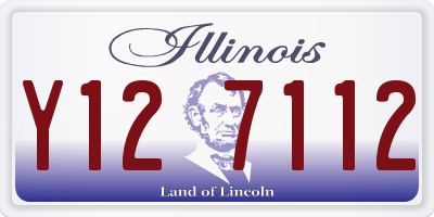 IL license plate Y127112