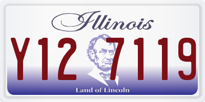 IL license plate Y127119