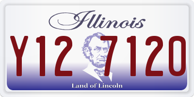 IL license plate Y127120