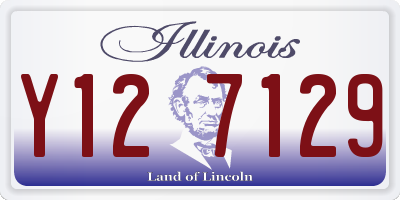 IL license plate Y127129