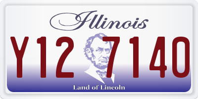 IL license plate Y127140