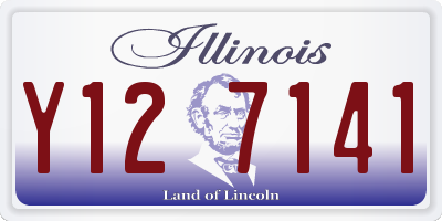 IL license plate Y127141