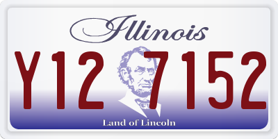 IL license plate Y127152