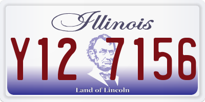 IL license plate Y127156