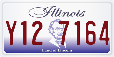 IL license plate Y127164