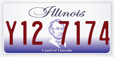 IL license plate Y127174